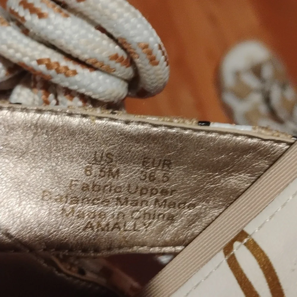 Sam Edelman Lace up Platform Striped Sandle Size 6.5